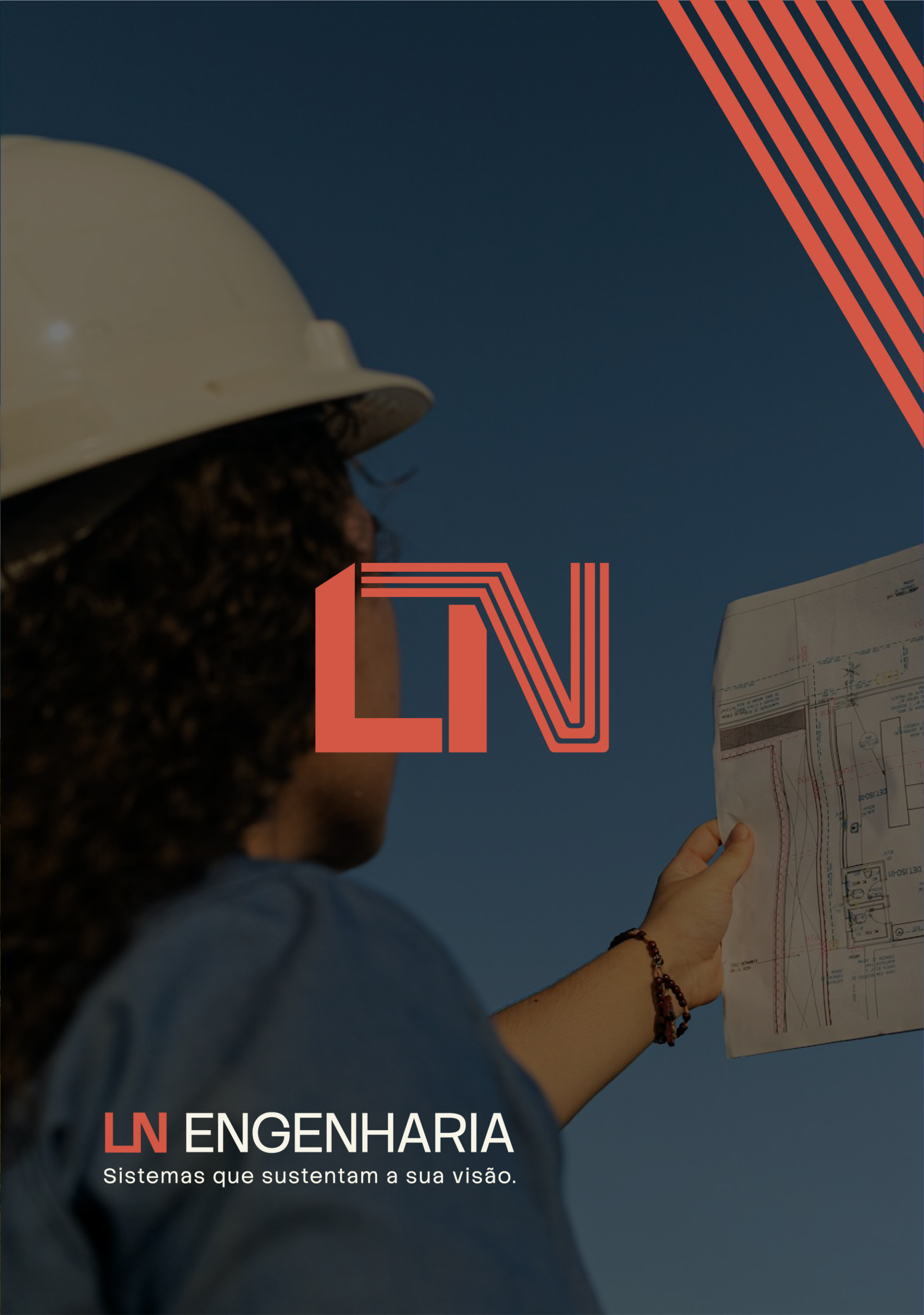 Design criativo integrando arte visual, tipografia e conceito estratégico de marca